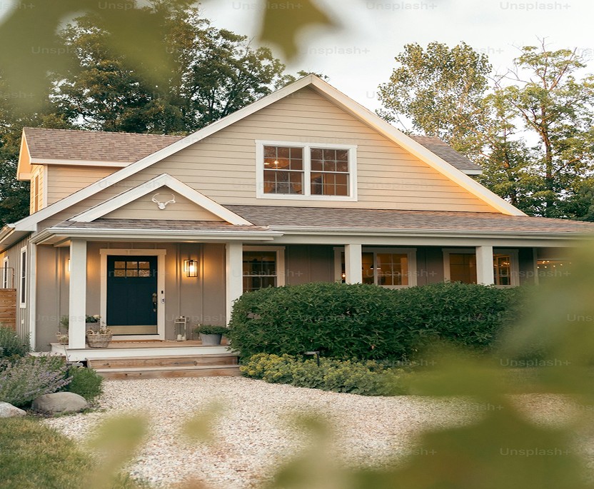 Modern property exterior
